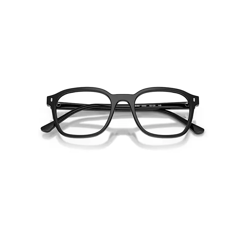 Rb5460 Optics Eyeglasses Black Frame Transparent Lenses Polarized by Ray-Ban