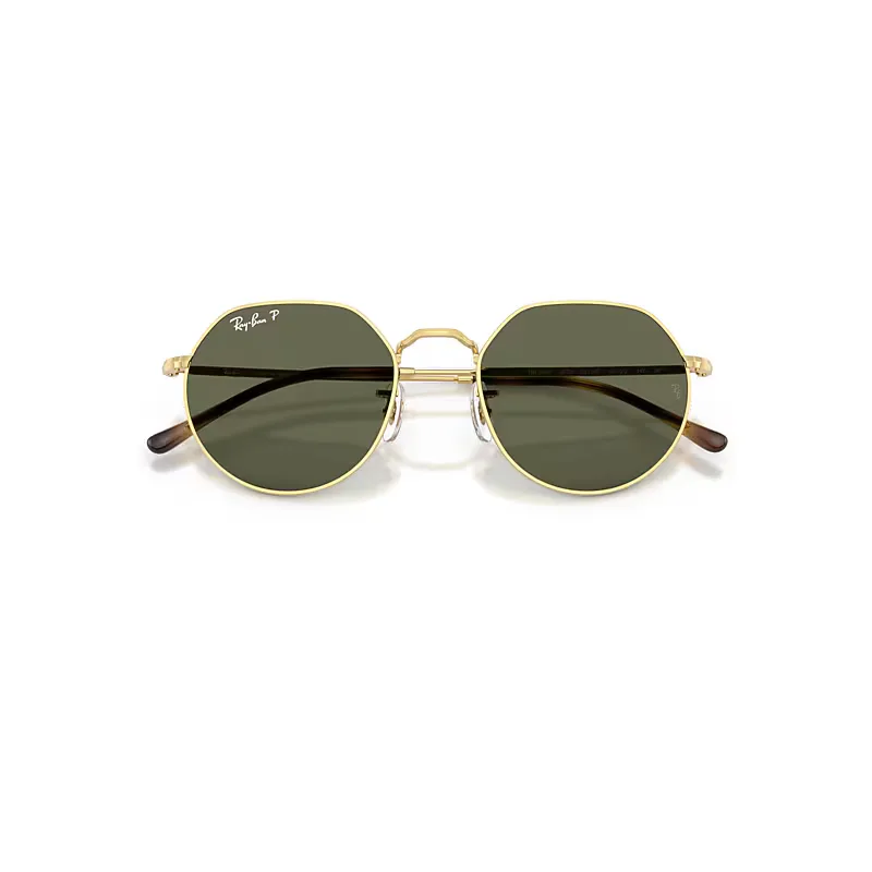 Jack Sunglasses Arista Frame Green Lenses Polarized by Ray-Ban