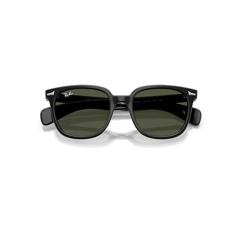 Brunel II Sunglasses Black Frame Green Lenses by Ray-Ban