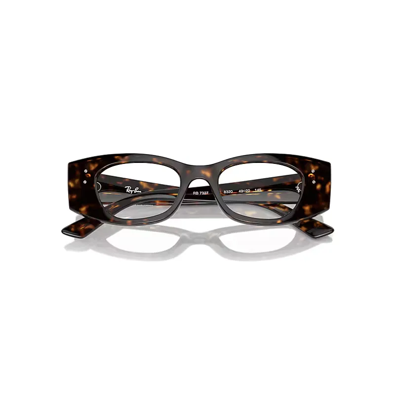 Kat Optics Bio-Based Eyeglasses Havana Frame Clear Lenses Polarized