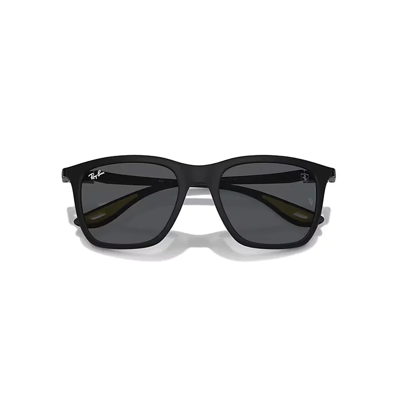 Rb4433m Scuderia Ferrari Collection Sunglasses Black Frame Grey Lenses by Ray-Ban