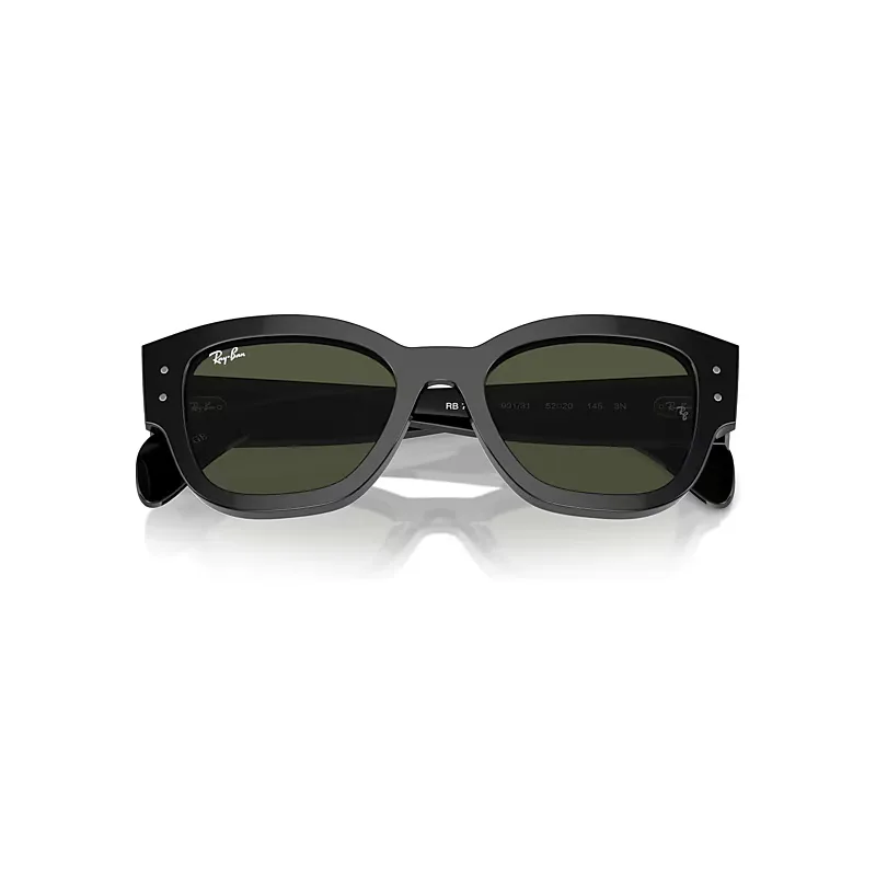 Jorge Sunglasses Black Frame Green Lenses by Ray-Ban