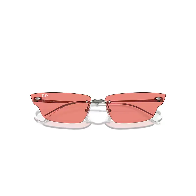 Anh Bio-Based Sunglasses Gunmetal Frame Pink Lenses by Ray-Ban