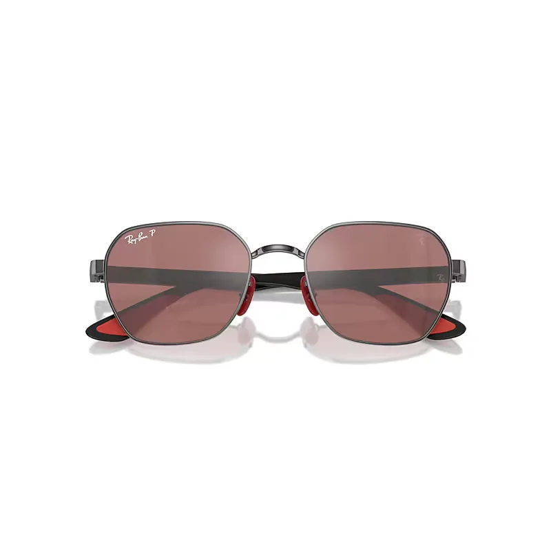 Rb3794m Scuderia Ferrari Collection Polarized+ Lenses Sunglasses Black Frame Silver Lenses Polarized by Ray-Ban
