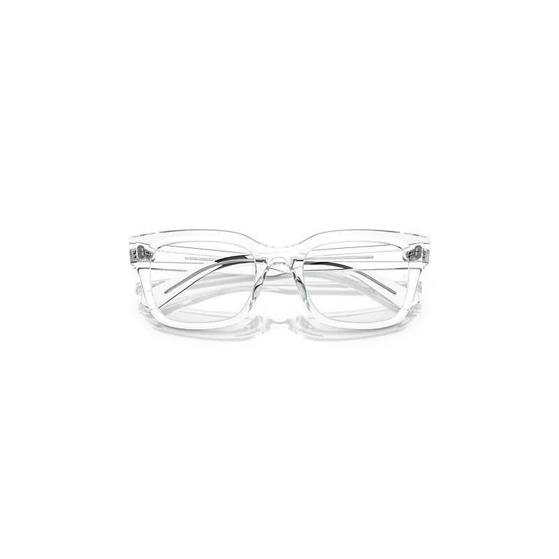 Chad Optics Bio-Based Eyeglasses Transparent Frame Clear Lenses Polarized by Ray-Ban