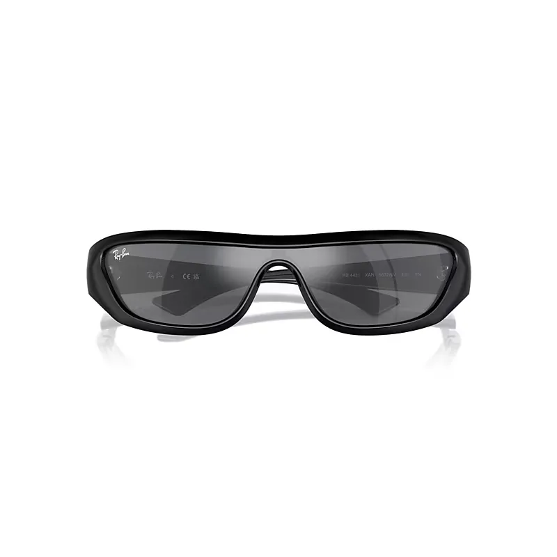 Xan Bio-Based Sunglasses Black Frame Grey Lenses by Ray-Ban