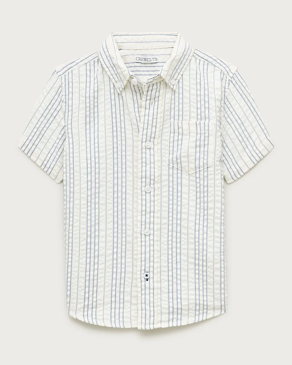 Short-Sleeve Seersucker Camp Shirt by J.Crew