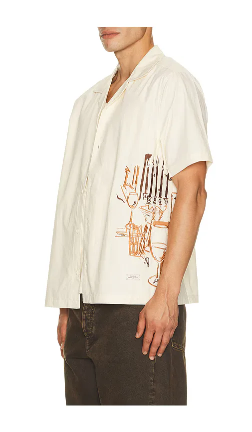 Walker Boxy Shirt in Cream by Percival