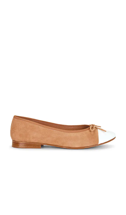 Arabesque Flat in Tan