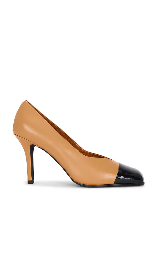 Sound Pump in Beige by Jeffrey Campbell