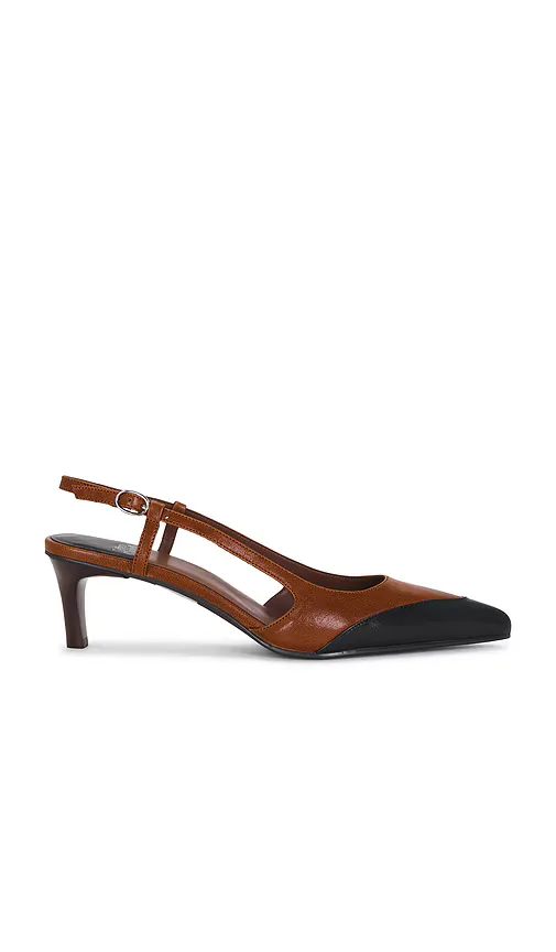 Booshky Slingback Pump in Chocolate