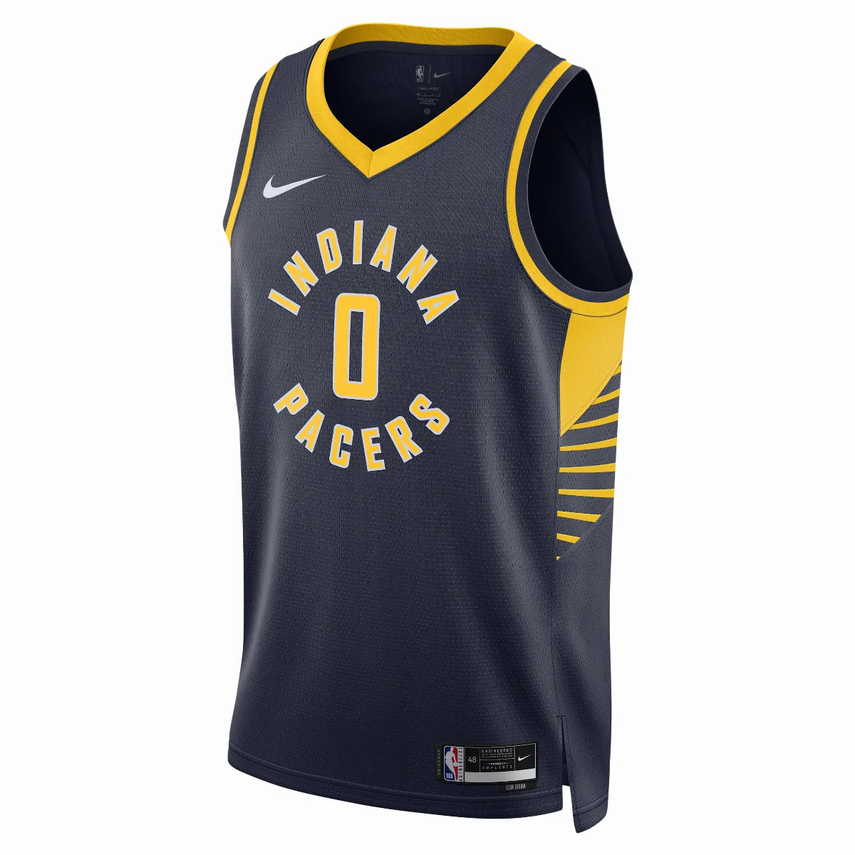 Indiana Pacers Tyrese Haliburton Icon Edition 2022/23 Dri-FIT NBA Swingman Jersey by Nike