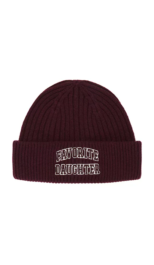The Classic Logo Beanie by Favorite Daughter