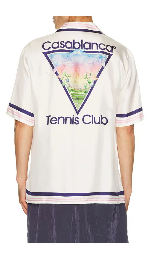 Cuban Collar Short Sleeve Shirt by Casablanca