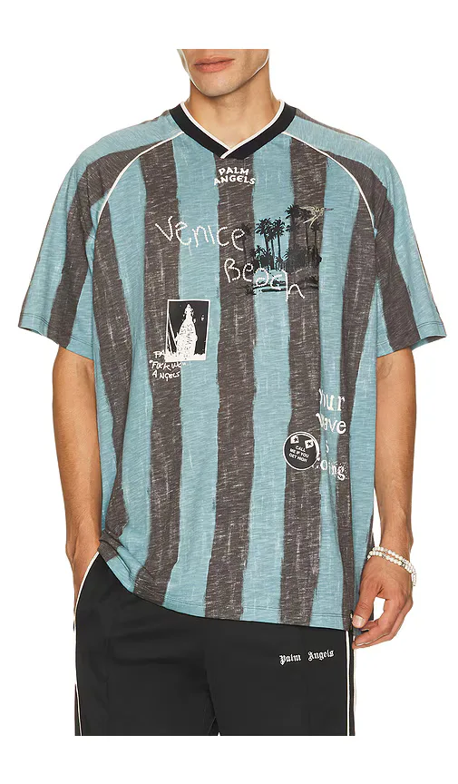 Soccer Cali Regular Tee by Palm Angels