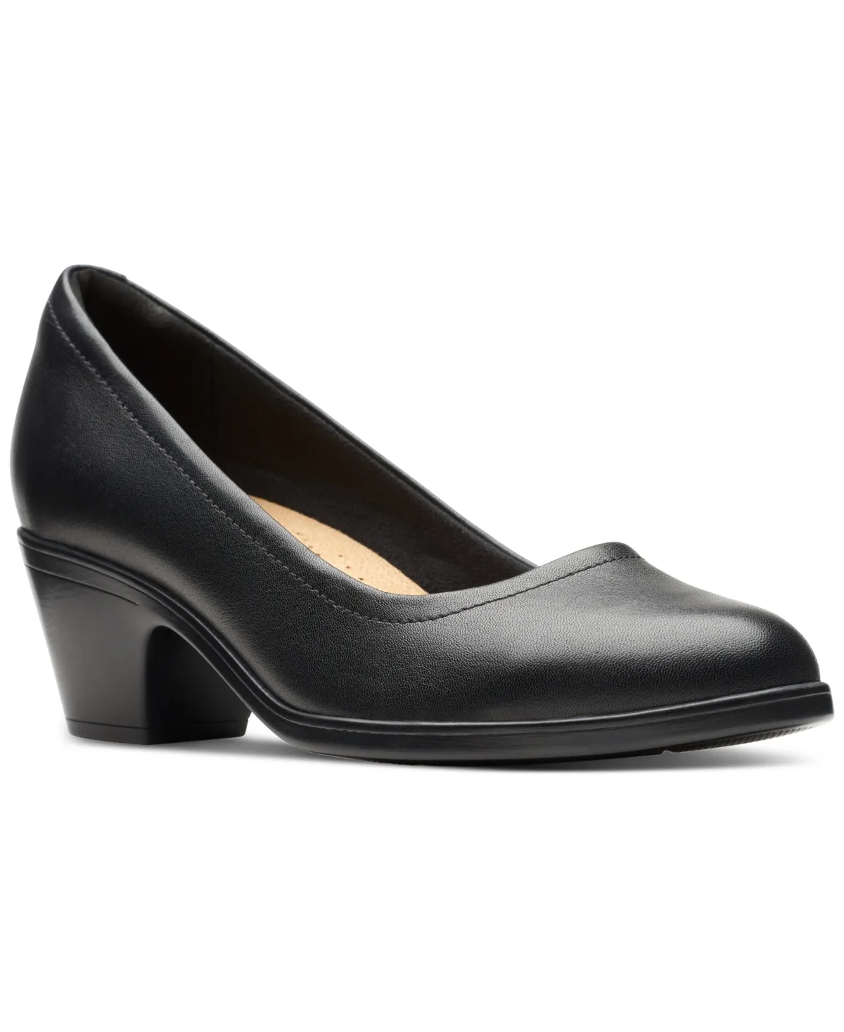 Emily Ruby Block-Heel Comfort Pumps by Clarks