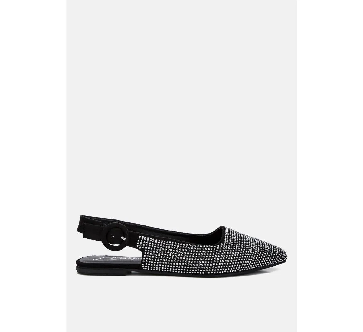 Jarisa Rhinestones Embellished Slingback Mules by London Rag
