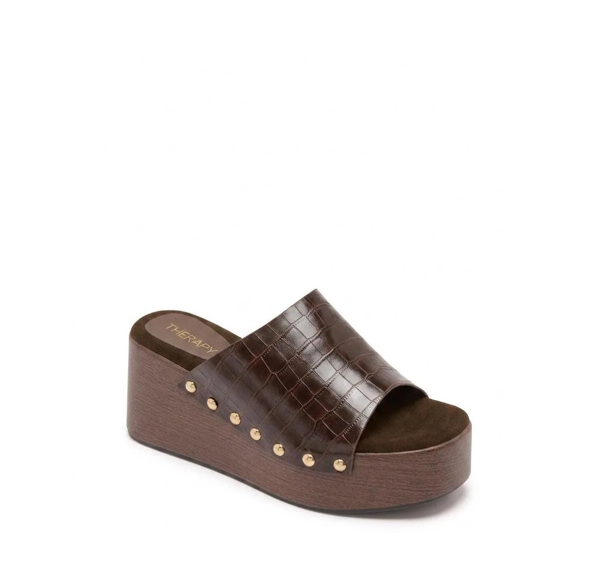 Round Toe Imani Platform Clog by Therapy Australia