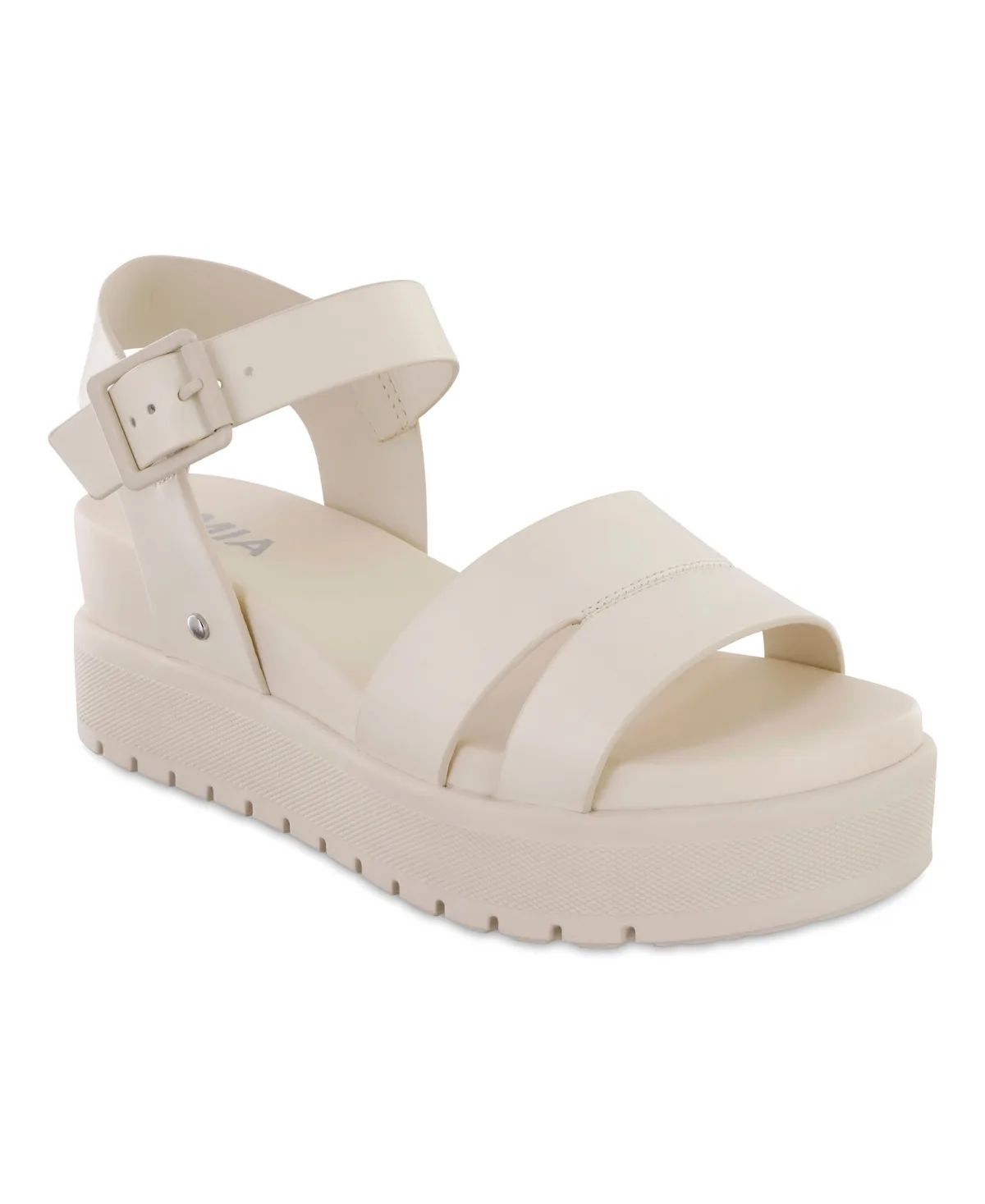 Maya Platform Sandals - Linen by Mia