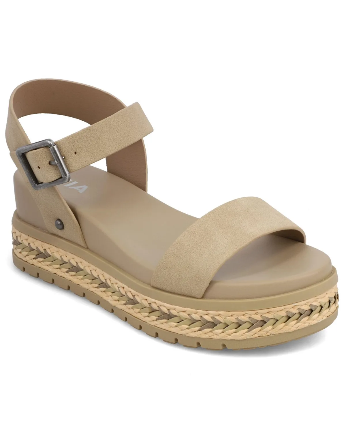 Kiera Espadrille Platform Casual Sandals by Mia