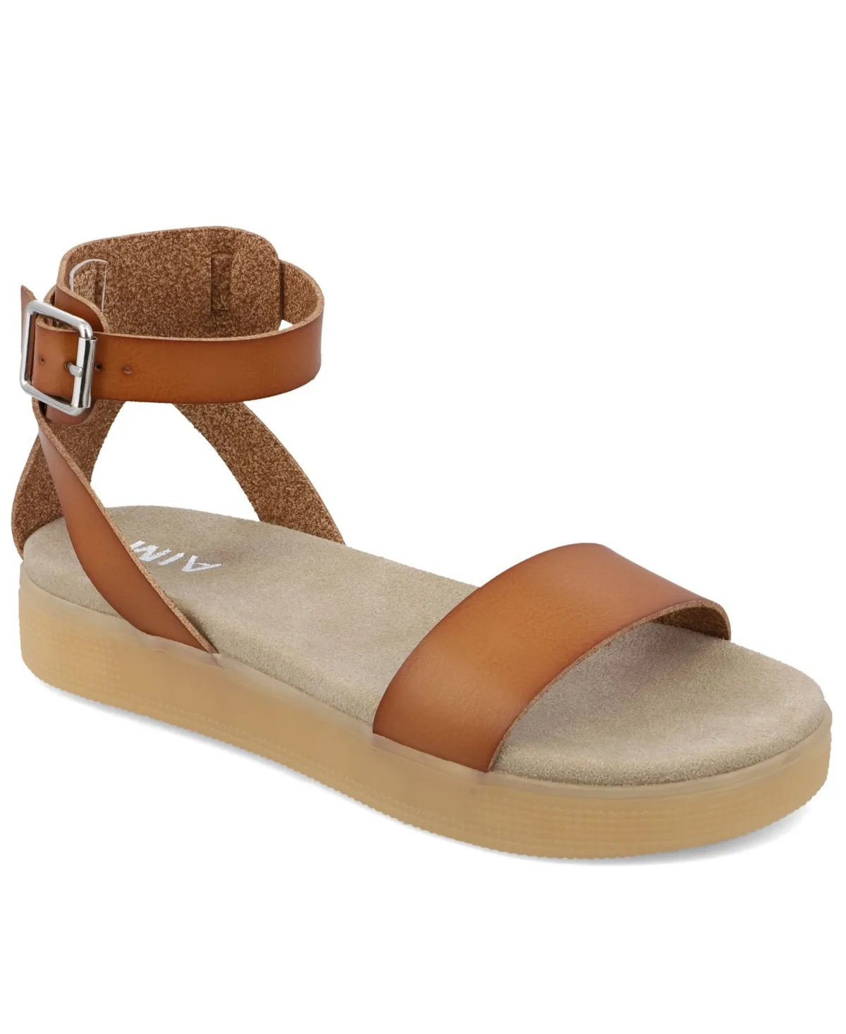 Ellen Ankle-Strap Flatform Casual Sandals by Mia