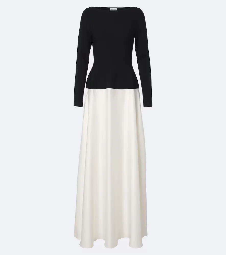 Paola Satin Gown by Simkhai