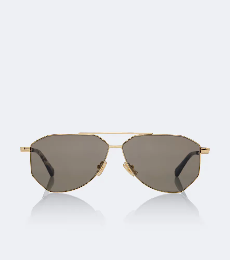 Ribbon Aviator Sunglasses by Bottega Veneta