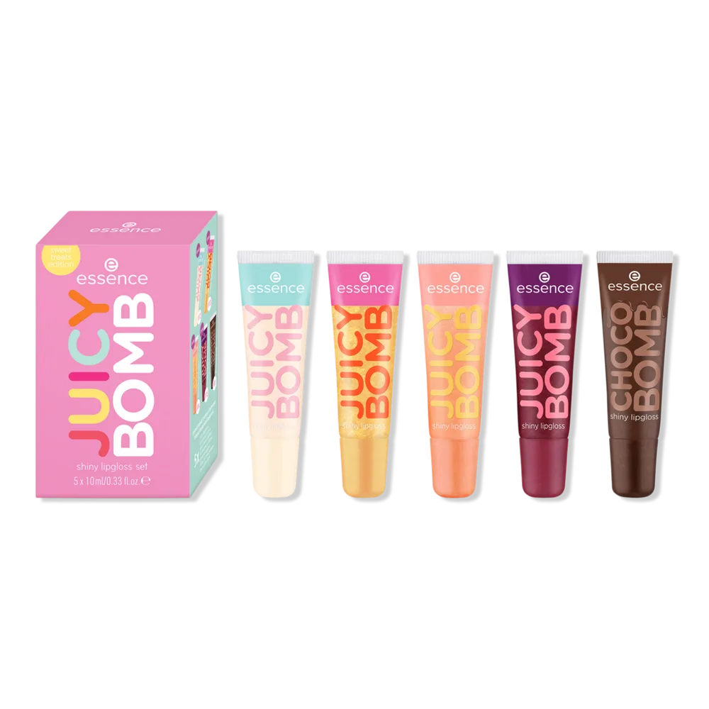 Juicy Bomb Shiny Lipgloss Sweet Treats Set by Essence