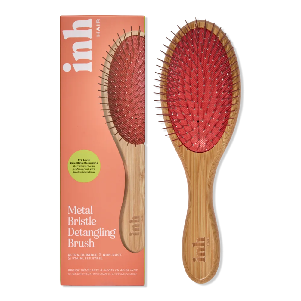 Metal Bristle Detangling Brush by inh HAIR
