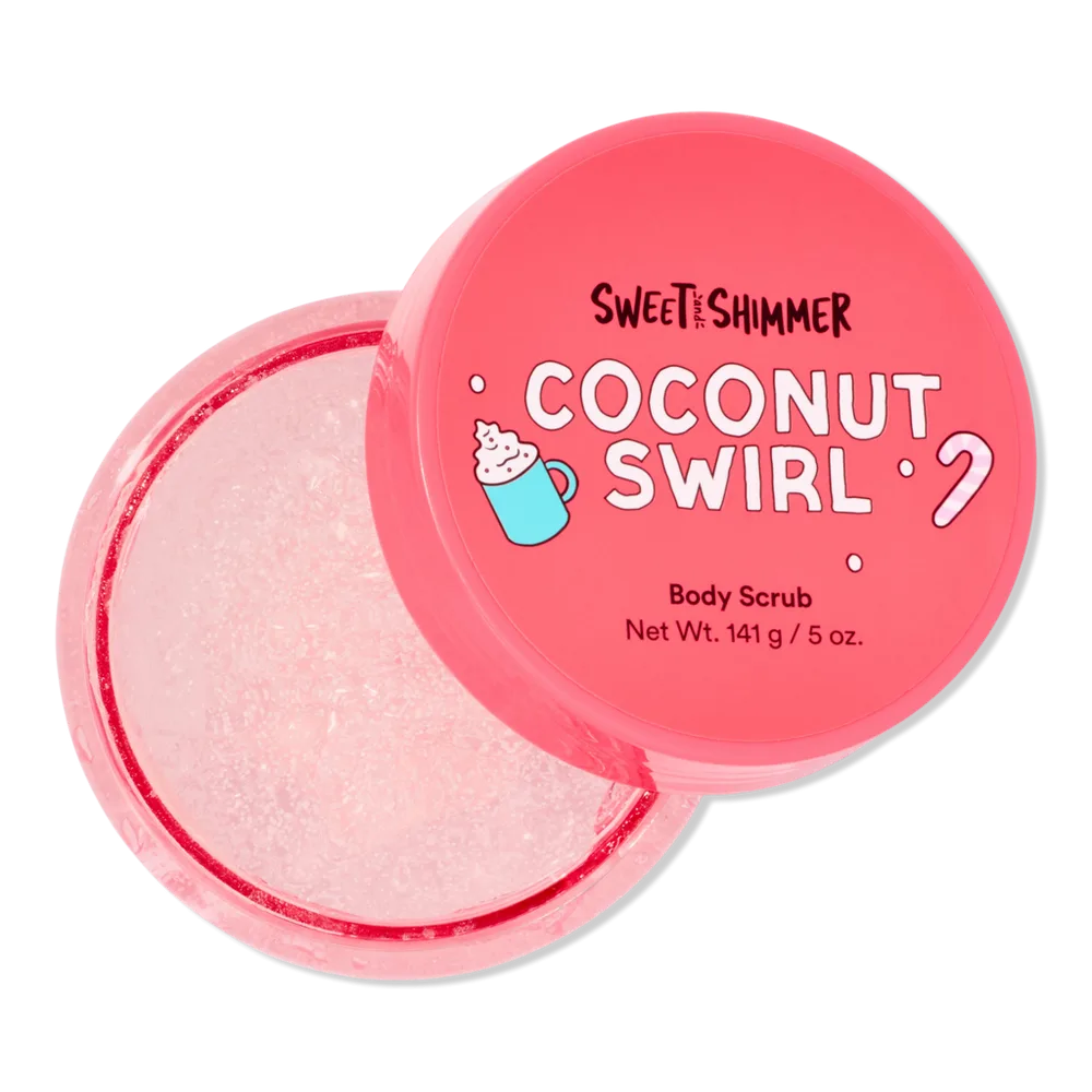 Coconut Swirl Body Scrub by Sweet & Shimmer