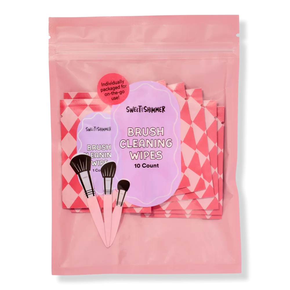 Makeup Brush Cleansing Wipes by Sweet & Shimmer