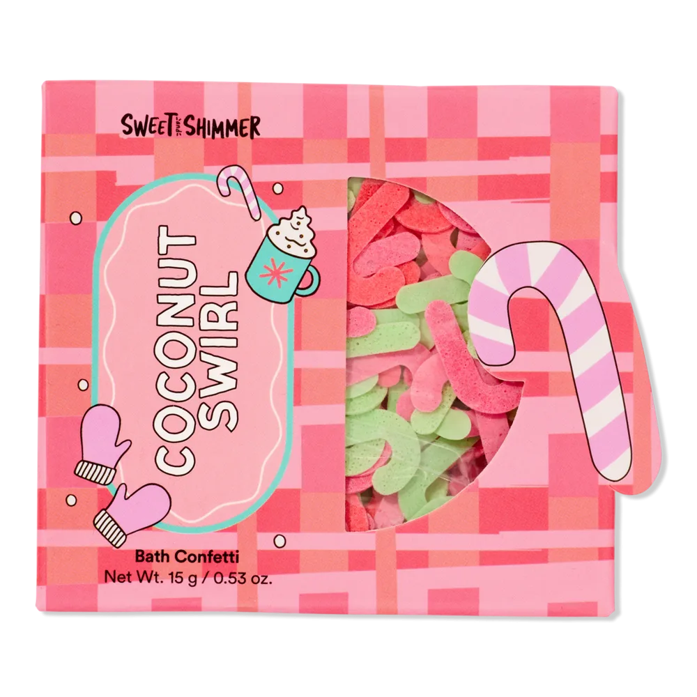 Coconut Swirl Bath Confetti by Sweet & Shimmer