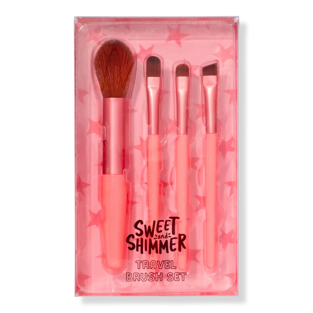 Travel Makeup Brush Set by Sweet & Shimmer