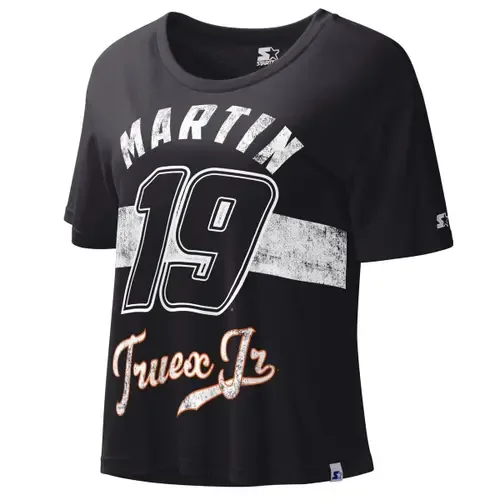 Starter Black Martin Truex Jr Record Setter T-Shirt by STARTER