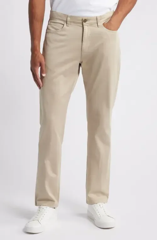 Five-Pocket Pima Cotton Blend Pants by Johnston & Murphy