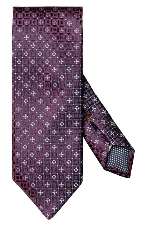Floral Medallion Silk Tie by Eton