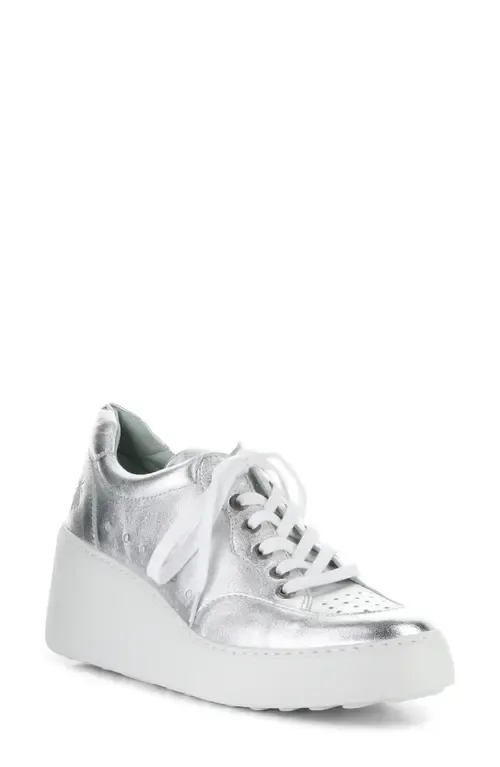 Derk Platform Wedge Sneaker by Fly London