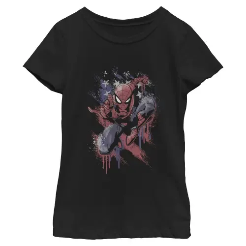 Spidey Americana Pose Graphic Short Sleeve T-Shirt by Marvel: Spider-Man