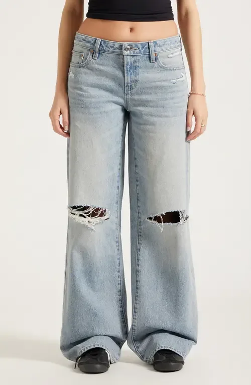 Casey Baggy Straight Leg Jeans by PacSun