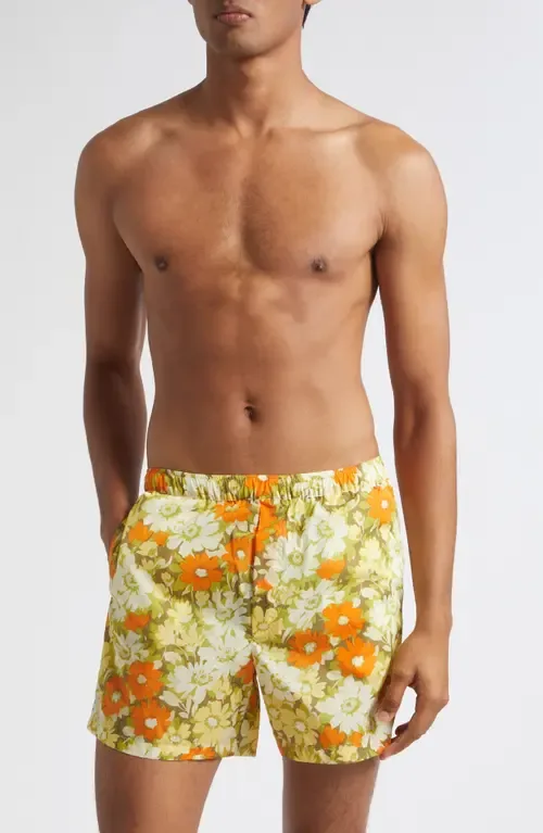 Floral Swim Trunks by Valentino