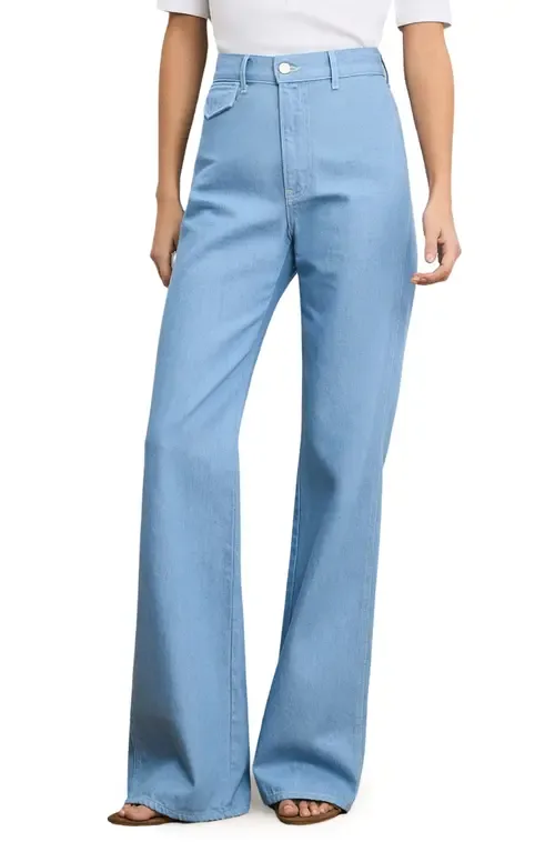 Crosbie High Waist Wide Leg Trouser Jeans by Veronica Beard