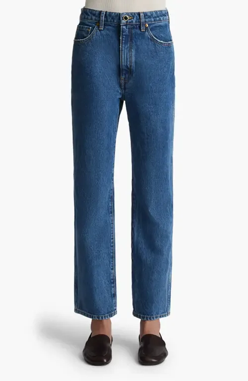 Abigail Ankle Straight Leg Jeans by Khaite