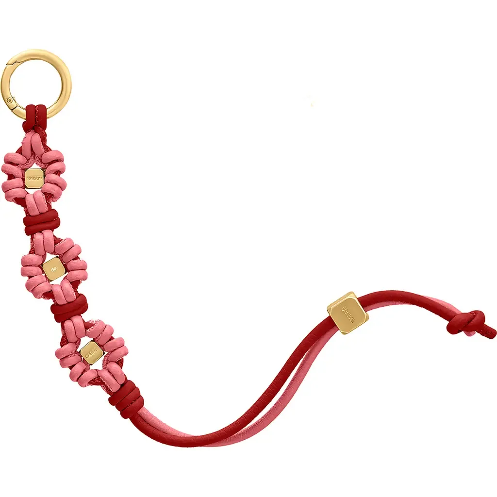 Bloom Edition Leather Wristlet Charm by MAISON de SABRÉ
