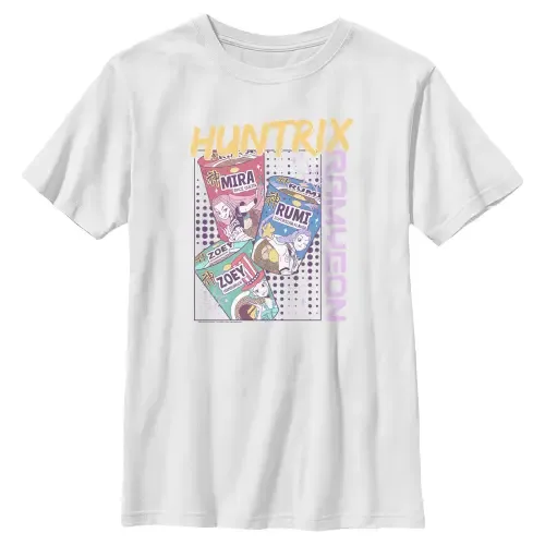 Huntrix Instant Ramyeon Graphic Short Sleeve T-Shirt by KPop Demon Hunters