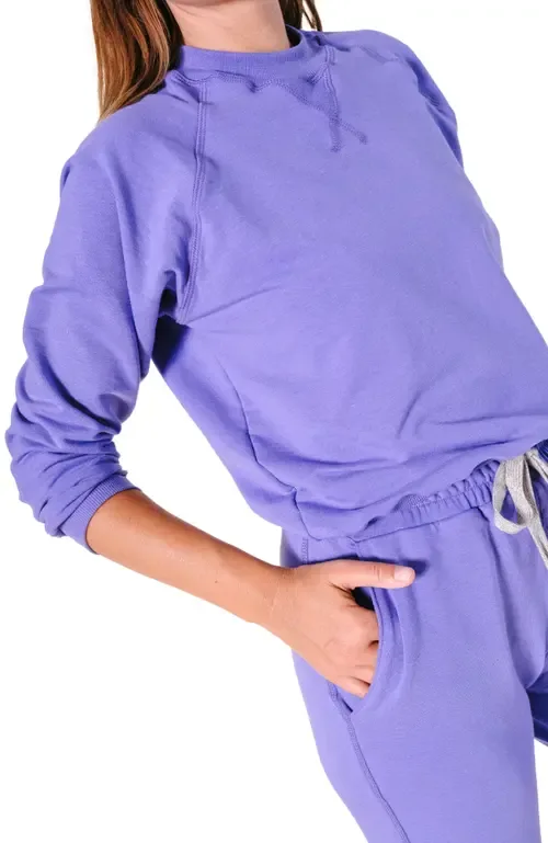 Agnes Raglan Organic Cotton + Tencel Sweatshirt by POPLINEN