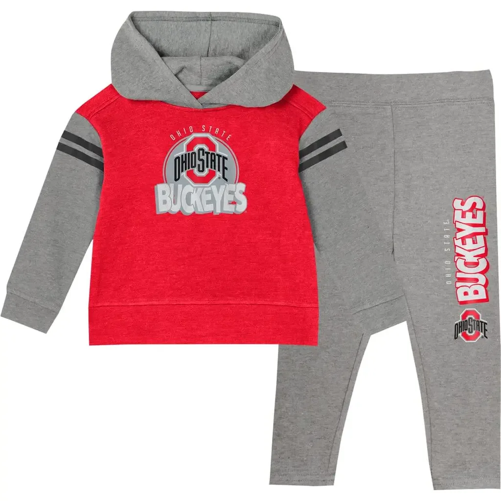 Ohio State Buckeyes Clubhouse Pullover Hoodie & Legging Set by Outerstuff