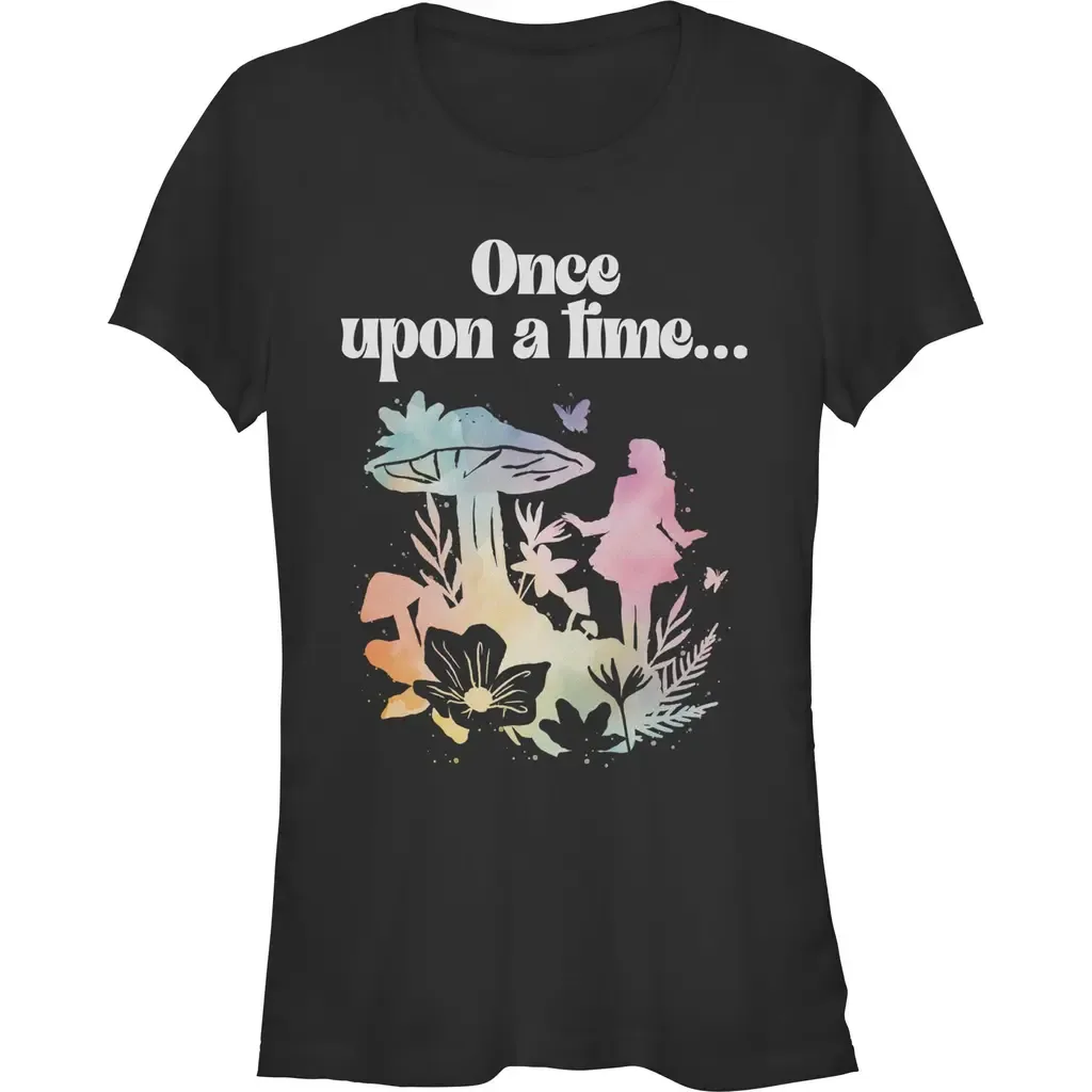 Watercolor Once Upon a Time Short Sleeve Graphic T-Shirt by Descendants