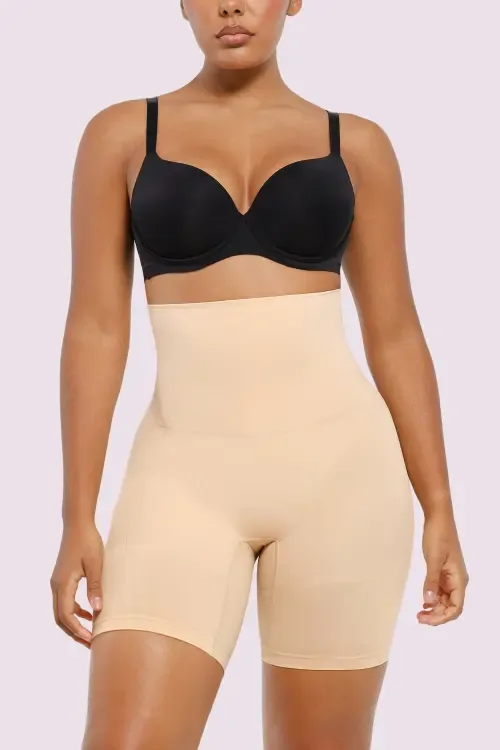 Everyday High Waist Shaping Shorts by Shapellx