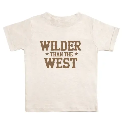 Wilder Than the West Western Short Sleeve T-Shirt by Sweet Wink