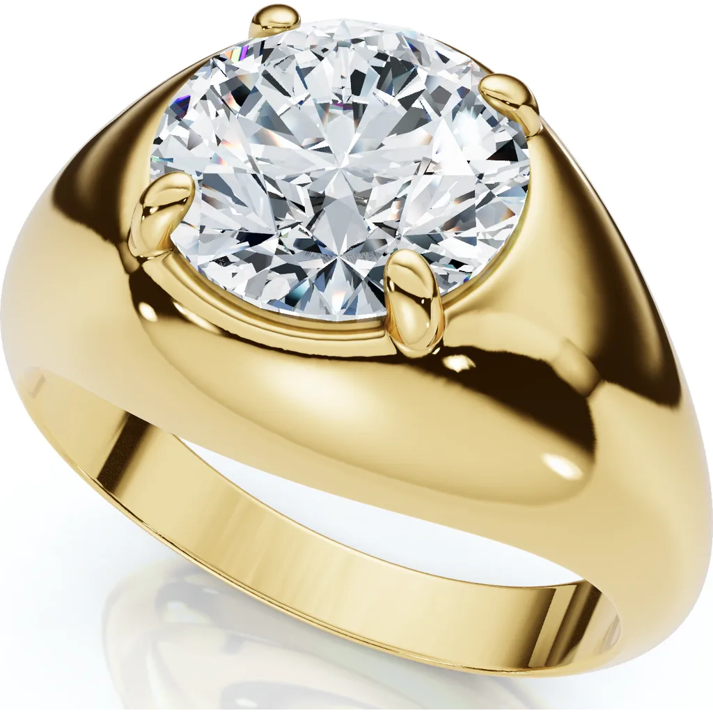 3Ct Diamond Wedding Anniversary Ring Gold Lab Grown in 10K Yellow Gold by Bliss Diamond